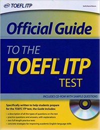 Official guide to the toefl itp test